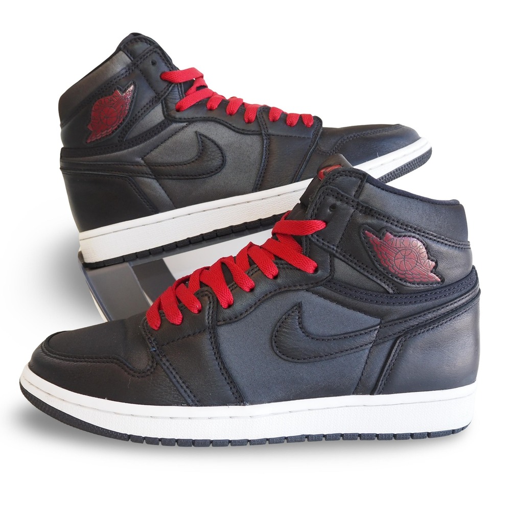 Nike Air Jordan 1 Retro High OG Black Gym Red 555088-060 Men 9.5
